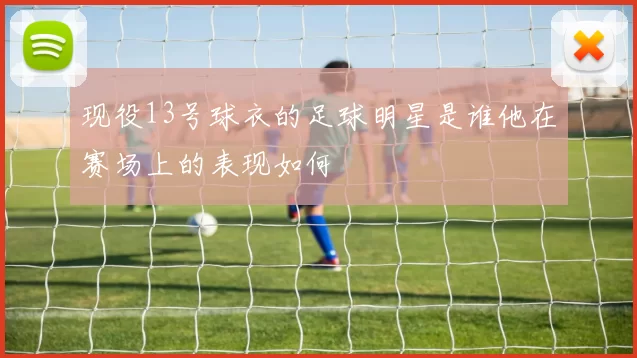 现役13号球衣的足球明星是谁他在赛场上的表现如何