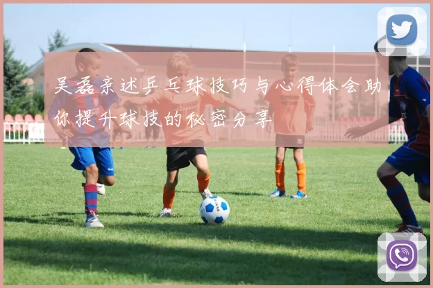 吴磊亲述乒乓球技巧与心得体会助你提升球技的秘密分享