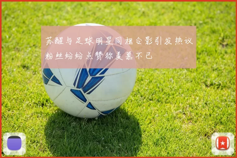 苏醒与足球明星同框合影引发热议粉丝纷纷点赞称羡慕不已